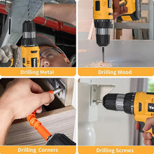 21 V lithium Double battery cordless drill set (29 Pcs Set)