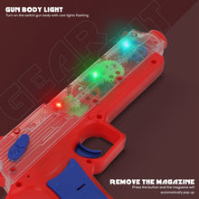 Plastic Gear Simulation Laser Toy Gun – 3D Lights, Music & Rotating Gear (1 Pc, 3+ Years)