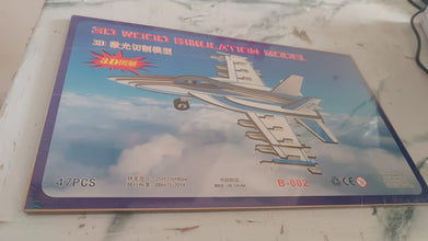 3D Wooden Aircraft Puzzle DIY Assembly Kit (Mix Design – 1 Set)