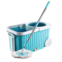 Apex Magic 360° Spin Mop Cleaning System with Stainless Steel Spinner