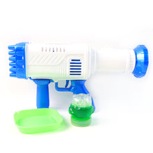 32 Holes Big Rechargeable Powerful Machine Bubble Gun Toys (1 Set)