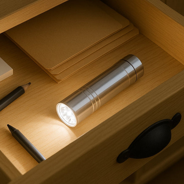 Portable Mini Torch / Flashlight LED Powerful High Lumens Pen Light Easy To Carry, Portable Pocket Compact Torch for Emergency 3 Battery operated (Battery not included / 1 pc)