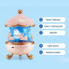 Bunny’s Carousel Rotating LED Night Light – Kids Night Lamp