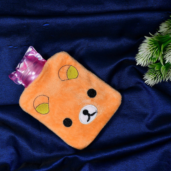 Warm Hug from a Panda: Orange Panda Hot Water Bag for Pain Relief